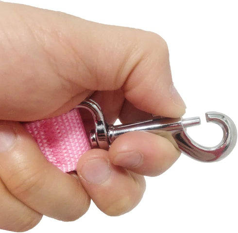 6FT/ 10FT Adjustable Dog Leash, Nylon Dog Leashes for Medium Large Dogs (6FT, Pink)...
