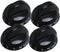 Swess 316220009 Range Burner Knob for Compatible with 316220009 Knob 1379610 AP4322122 1379610 AH1991531 PS1991531?4 Pack?
