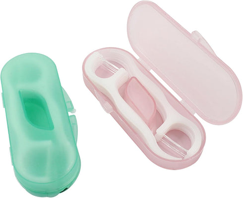 Travel Dental Floss Picks Professional Teeth Cleaning Tool Portable Flosser Dispenser with Toothpicks Includes 2 Storage Cases(20Pcs)...