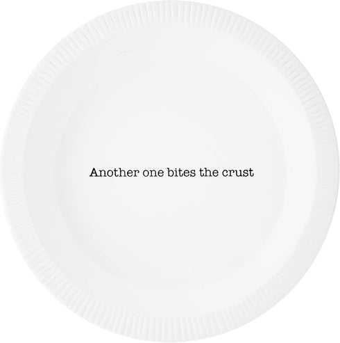 Mud Pie Circa Pie Plate with Server, White/Silver...
