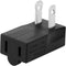 Upward Angled Adapter Vertical Right Angled Up Angle AC Adapter, NEMA 1-15P USA Outlet Saver Extension Adapter 15A 125V Molded...