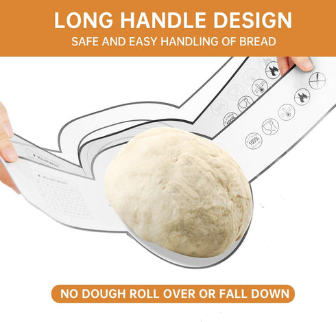 Silicone Bread Sling Dutch Oven, 2 PCS Round Non-Stick & Easy Clean Reusable Silicone Bread Baking Mat With Long Handles, Easy to Transfer Sourdou...