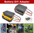 Battery Adapter for DEWALT 18V/ 20V MAX & Milwaukee M18 18V Lithium Battery Power Mount Connector Dock Holder, Power Wheels Adapter DIY Drill Tool...