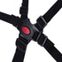 Baby Stroller Safety Belt, Baby Chair Safety Harness, Child Pram Seat 5 Point Harness Black Pushchair for Baby Stroller...