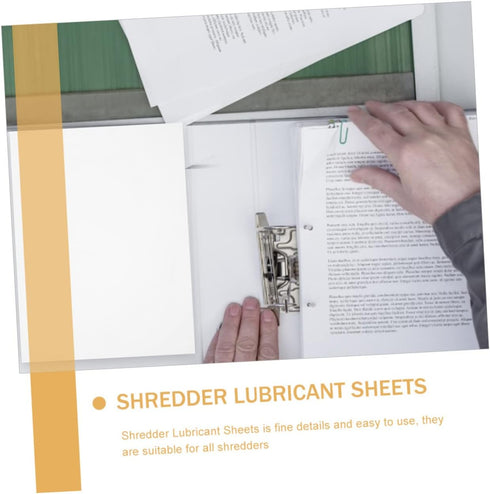 10pcs Shredder Lubricant Paper Shredder Oil Shredders for Home Office Cardboard Shredder Lubricating Tool Shredder Tools Shredder Supplies White L...