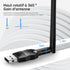 Long Range Class 1 Bluetooth Adapter, QGOO USB Bluetooth Adapter for PC 5.0+EDR, Bluetooth Dongle Wireless Bluetooth Receiver for Speaker, Keyboar...