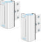 Home Security Door Lock, Childproof Door Reinforcement Lock, for Extra Home Security and Privacy, White, 2 Pack...