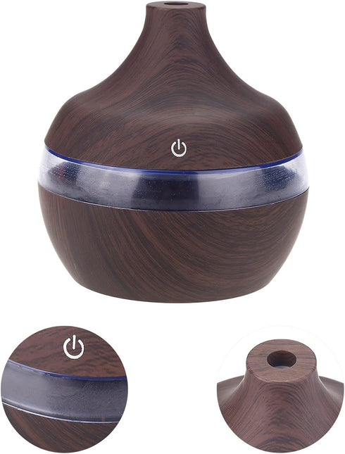 Portable Mini Humidifier, Small Cool Mist Sprayer Super Quiet Personal Desk Adjustable Moisturizing Mists Vaporizer Compact Air Ultrasonic Diffuse...