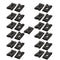 uxcell® 25pcs Spring Steel Speed Fastener Extruded U Nut Black for M4 / ST4.2 Screw Bolt...
