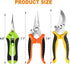 Garden Pruning Shears,3 Pack Stainless Steel Pruning Shears for Gardening,Garden Scissors Set with Storage Bag,Garden Clippers Handheld,Garden Too...