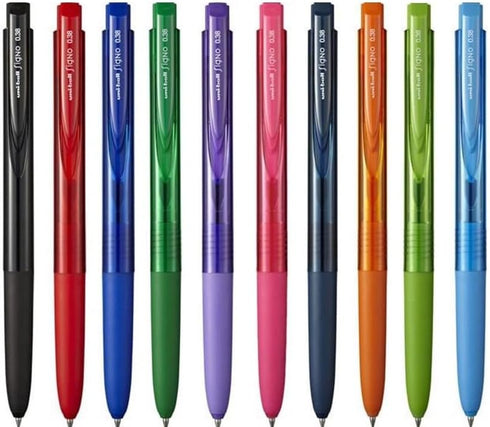 uni Signo RT1 Gel Ballpoint Pen 0.38mm(UMN155N38)?10 colors Sticky Notes Value Set...