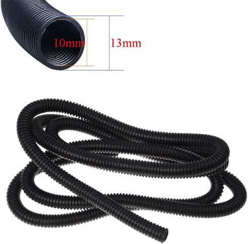 PIVBY 30 ft Dog Cat Cord Protector Wire Loom Tubing Protect Electric Wires Chewing from Rabbits, Cats and Other Pets - Efficiently manages Open Ca...