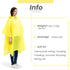 ANTVEE Reusable Rain Ponchos for Adult 2 Pack for Women and Men with Drawstring Hood...