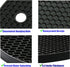 5 Pack Silicone Pot Holder Trivet Mats, Heatproof Trivets for Hot Dishes, Nonslip Insulation Honeycomb Rubber Hot Pads for Countertop, Extra Thick...