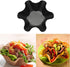 EKDJKK Taco Salad Bowl Maker Molds, 4 Packs Non Stick Carbon Steel Baking Bowls Tortilla Bowl Maker Shell Pans Taco Shell Maker, 16.5x7.5x6cm...
