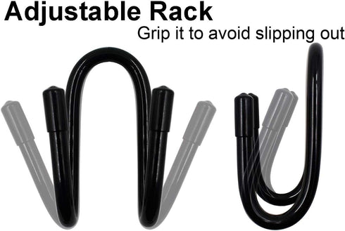 YYST Chain Link Fence Hangers for Link Fence, Chain Fence -to Hold Poles,Brushes,Leaf Rakes,etc Up to 2 Pound - No Pool Accessories (2)...