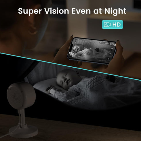 litokam Indoor Camera, Cameras for Home Security with Night Vision, Pet Camera with Phone App, 2K Indoor Security Camera, Motion Detection, 2-Way ...