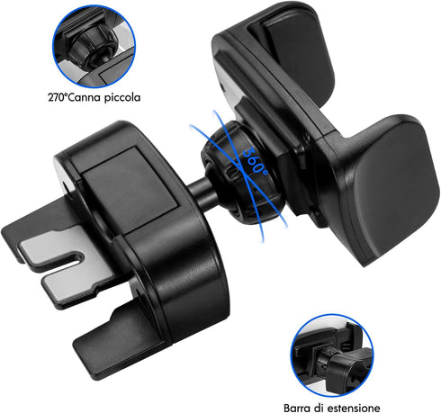 Universal Cellphone Car Holder Air Vent Outlet CD Slot Clip for Mobile Cell Phone Stand ABS Mount Support Interior Accessories......