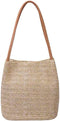 Straw Beach Bag Buckets Totes Handbag Shoulder Bag Tote Bag Women Summer Handbag...