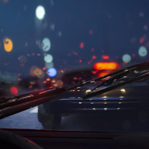 ACROPIX 18inch and 26inch 8x10mm 3 Section Rubber Windshield Wiper Blade Refills for Car Black - Pack of 2...