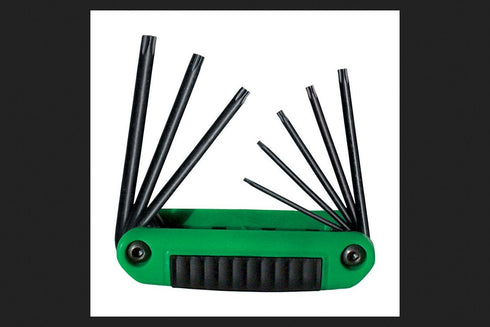 Eklind Tool 25582 Ergo-Fold Fold-up TORX star - 8pc set T6-T25...