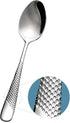 Xideman® Premium 6 Piece Dinner Spoon with Hammered, 18/10 Stainless Steel Fine Soup Spoon, 7.95" Tablespoons for Home, Kitchen or Restaurant, Mir...