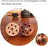 Yeejok Essential Oil Diffuser for Car with Vent Clip, Wooden Stainless Steel Lava Stone Aromatherapy Diffuser Locket Mini Air Freshener for Travel...