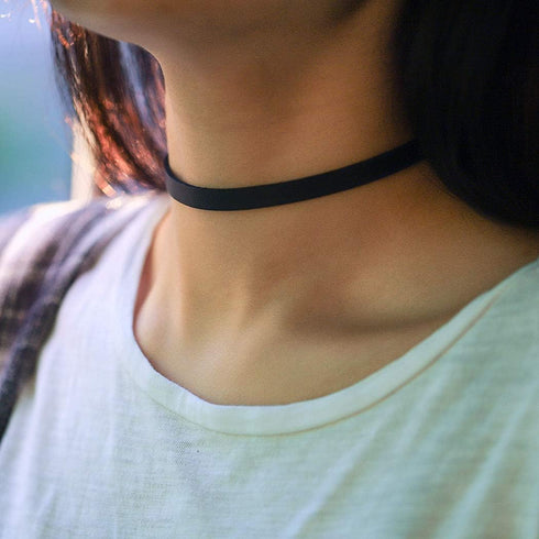 JAKAWIN Choker Necklace Adjustable Black Collar Necklaces for Women NK129...