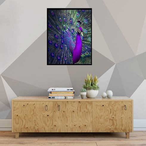 BOMUVI Paint by Number for Adults Beginner Paint by Numbers for Adults Peacock Paint by Number Kits Acrylic Painting Paint by Number Kits on Canva...