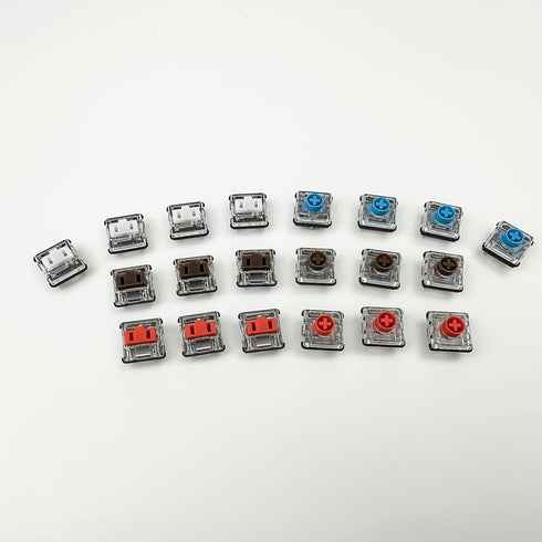 Kailh Choc 1350 and V2 Series Low Profile Mechanical Keyboard Switches Sample Pack 20pcs...