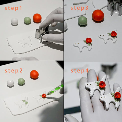 Halloween Polymer Clay Cutters - Winter Clay Cutters for Polymer Clay Jewelry, 11 Shapes Christmas Polymer Clay Molds, Pumpkin Ghost Holiday Clay ...