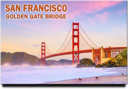 San Francisco Fridge Magnet California Travel Souvenir Golden Gate Bridge......