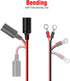 Nilight Female Cigarette Lighter Outlet 3Ft + Eyelet Terminal Plug and Blade Fuse Holder 12V 16AWG Heavy Duty Cable Accessory DC Power 12 24Volt S...