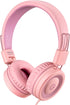 noot products Kids Headphones K11 Foldable Stereo Tangle-Free 5ft Long Cord 3.5mm Jack Plug in Wired On-Ear Headset for iPad/Girls/Boys/School/Lap...