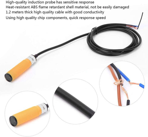 E3F-DS30C4 Photoelectric Switch Sensor 3-Wires Switch Sensor NPN NO DC10-30V 5-30cm Induction Distance...