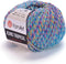 55% Cotton 45% Pac YarnArt Jeans Tropical Multicolor Sport Yarn 1 Skein/Ball 50 gr 174 yds (618)......