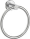 FORIOUS Brushed Nickel Towel Ring, SUS304 Stainless Steel Hand Towel Holder for Bathroom Wall Mounted, Modern Towel Hanger, Towel Rack Round, Ring...