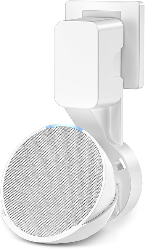 Echo Pop Wall Mount, Outlet Wall Mount Stand for Echo Pop, Holder Mount with Cord Management for Space-Saving, No Messy Cords or Screws, Perfect S...