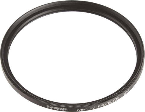 Tiffen 77UVP 77mm UV Protection Filter , black...