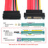 chenyang SFF-8482 Extension Cable SAS 29Pin SFF-8482 Male to SFF-8482 Female Hard Disk Drive Extension Cable 0.5m...