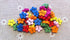 AKOAK 100Pcs/set 15mm Wooden Mixed Color Two-Eye Flower Button Children's Clothing Button, Dress Shirt Decorative Button, DIY Craft Sewing Button...