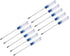 uxcell Mini Slotted Screwdriver, 3.0mm Flat Head 127mm Length for Small Appliances Repair, 10 Pcs...