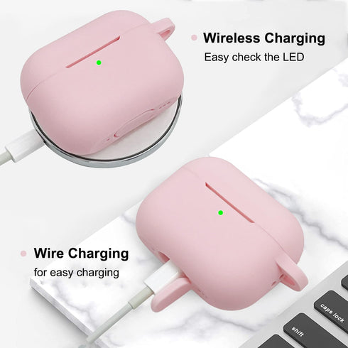 AirPods Pro 2nd Generation Case Cover with Cleaner Kit,Silicone Protective Case for Apple AirPod Pro 2nd/1st Earbuds Wireless Charging Cases with ...