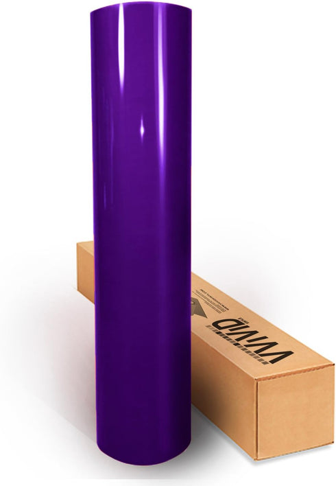VVIVID XPO Gloss Purple Vinyl Car Wrap Film Roll (1ft x 5ft)...