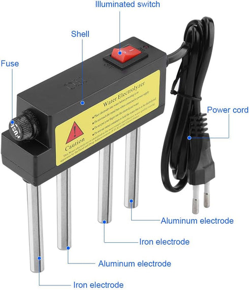 Haofy Water Electrolyzer, Quick Water Quality Test Pen, Portable Accurate Water Quality Testing Equipment for Drinking Water, Aquariums, Pools, Sp...