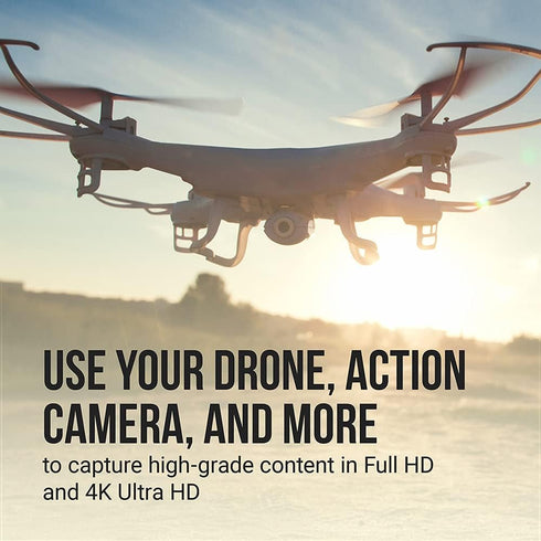 PNY 64GB Elite-X Class 10 U3 V30 SDXC Flash Memory Card - 100MB/s, Class 10, U3, V30, 4K UHD, Full HD, UHS-I, Full Size SD...