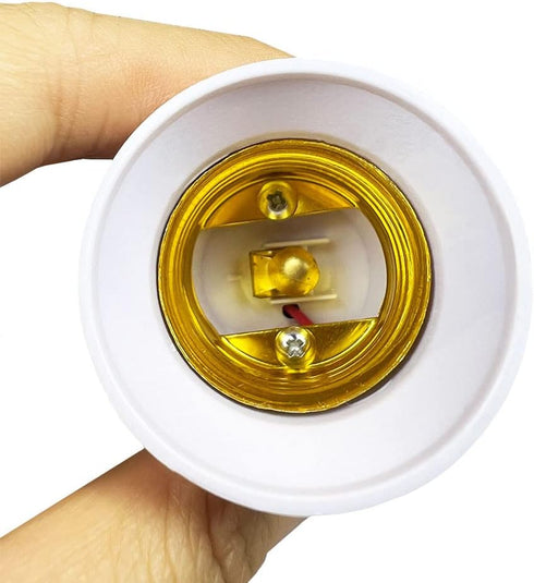 E12 to E26 /E27 Adapter Chandelier Light Socket, E12 to E26 Adapter E12 Light Socket,Light Bulb Socket, Light Socket Adapter, Bulb Base Adapter Co...