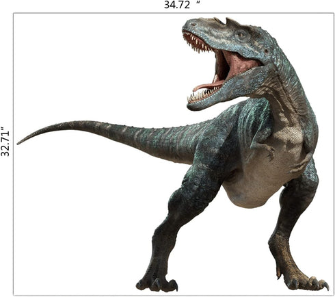 Kiddale T-Rex Giant Wall Stickers,Peel and Stick Removable Dinosaur Wall Decals for Kids Boys Girls Adult Bedroom Living Room...