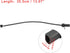 X AUTOHAUX 4pcs Car Front Brake Pad Wear Sensor for Porsche Macan 2015-2018 95B907253...