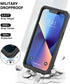 for iPhone 13 Pro Max Waterproof Case with Screen Protector Full Body Protector Shockproof Dustproof Dirtproof Heavy Duty IP68 Waterproof Case for...